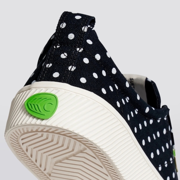 Cariuma Black and White Polka Dot Sneakers - Picture 5 of 10